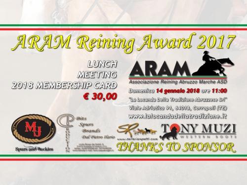 ARAM Reining Award 2017