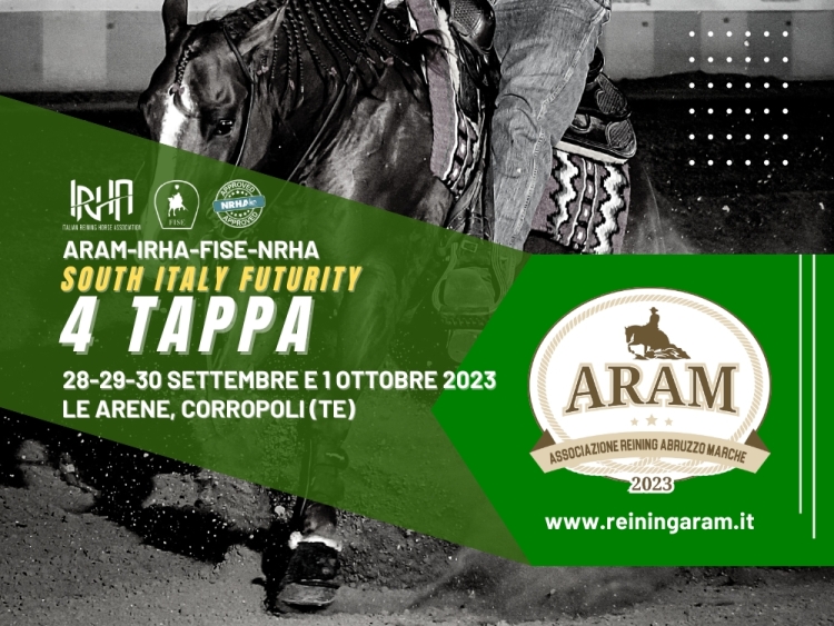 South Italy Futurity e 4 show ARAM-IRHA-FISE-NRHA 2023
