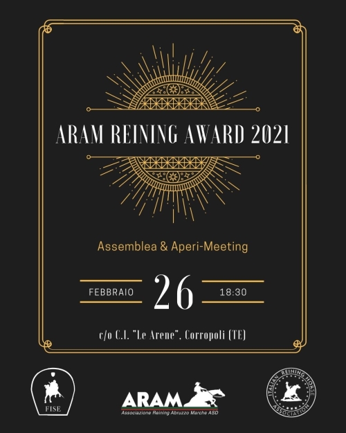 ARAM Reining Award 2021